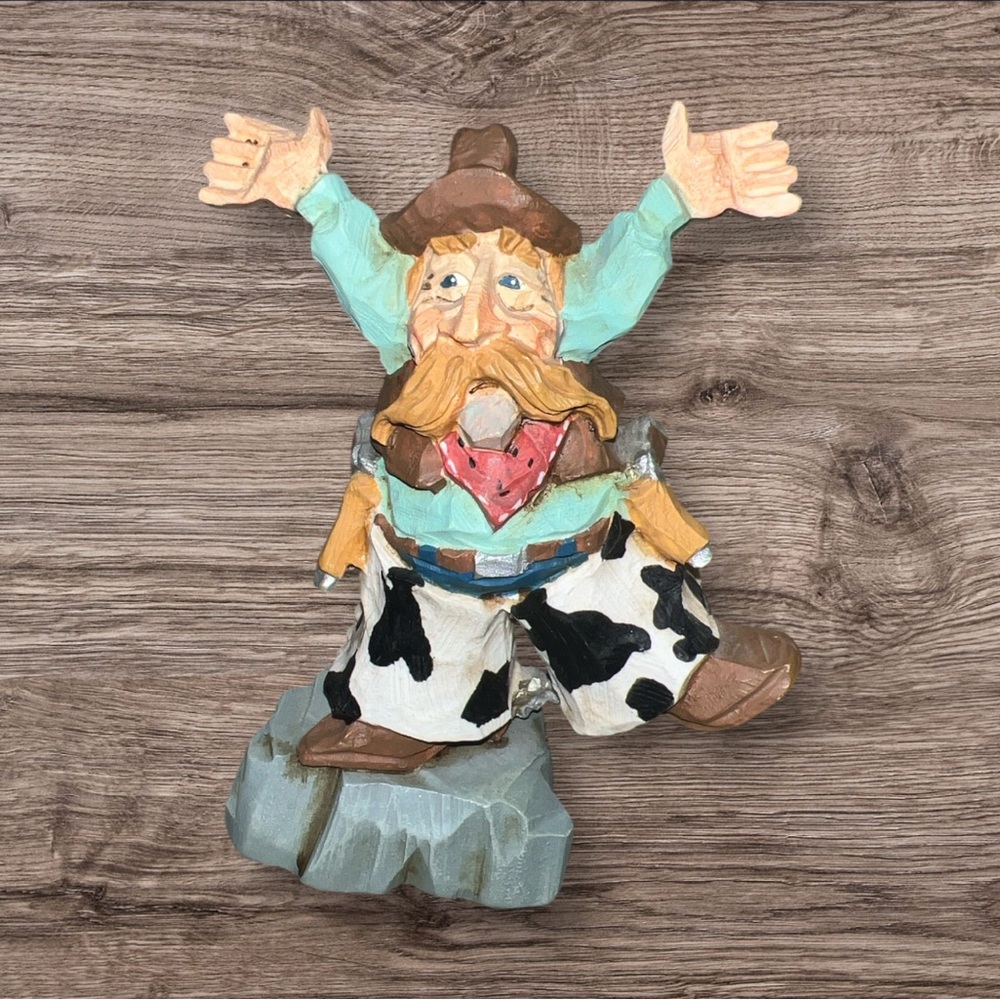 1996 DAVID FRYKMAN PORTFOLIO THE COWBOY FIGURINE RESIN 5.5" TALL DF-3092 RETIRED